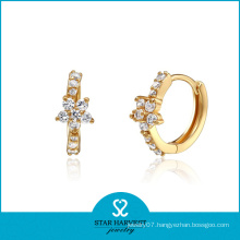 Fashionable CZ Stone Silver Earrings (SH-E0161)